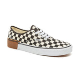 VANS Gum Block Authentic Trainers - Gum Block Checkerboard - Black White - so-ldn