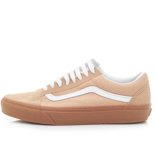 Vans Old Skool Trainers -  Sesame Gum Tan - so-ldn