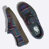 Vans Authentic Trainers Plaid Tartan Gum - Green - so-ldn