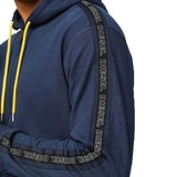 Diesel UMLT-BRANDON-Z Zip-up Hoodie - Navy / Yellow 00SE8M