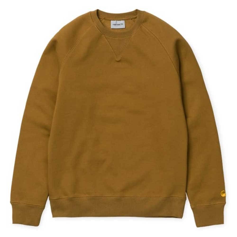 Carhartt Chase Sweatshirt - Hamilton Brown / Gold - so-ldn