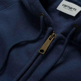 Carhartt WIP Men's Hooded Chase Jacket - Navy/Gold - so-ldn