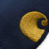 Carhartt WIP Men's Hooded Chase Jacket - Navy/Gold - so-ldn