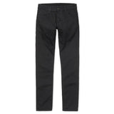 Carhartt WIP Rebel Pant Slim Fit Jeans - Black Rinsed Towner Denim - so-ldn