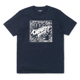 Carhartt S/S Cosmic T-Shirt - Navy / White - so-ldn