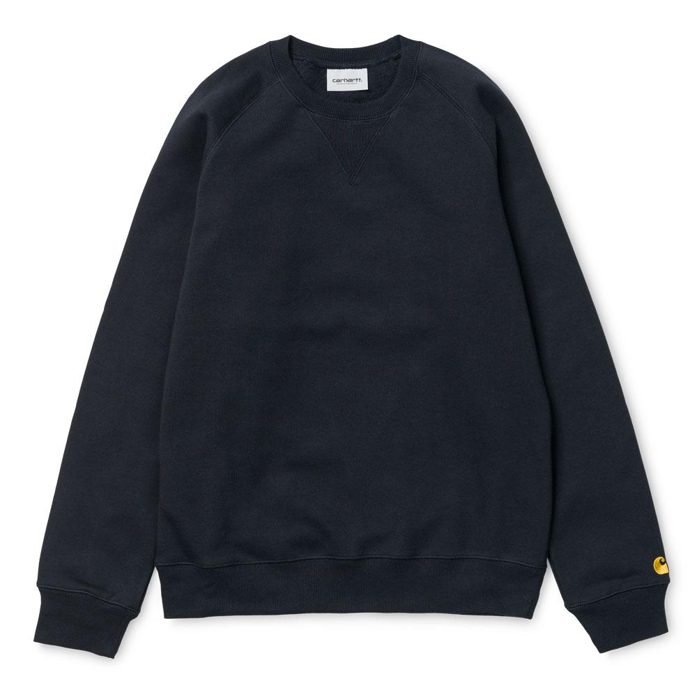 Carhartt WIP Chase Sweatshirt - Dark Navy - so-ldn