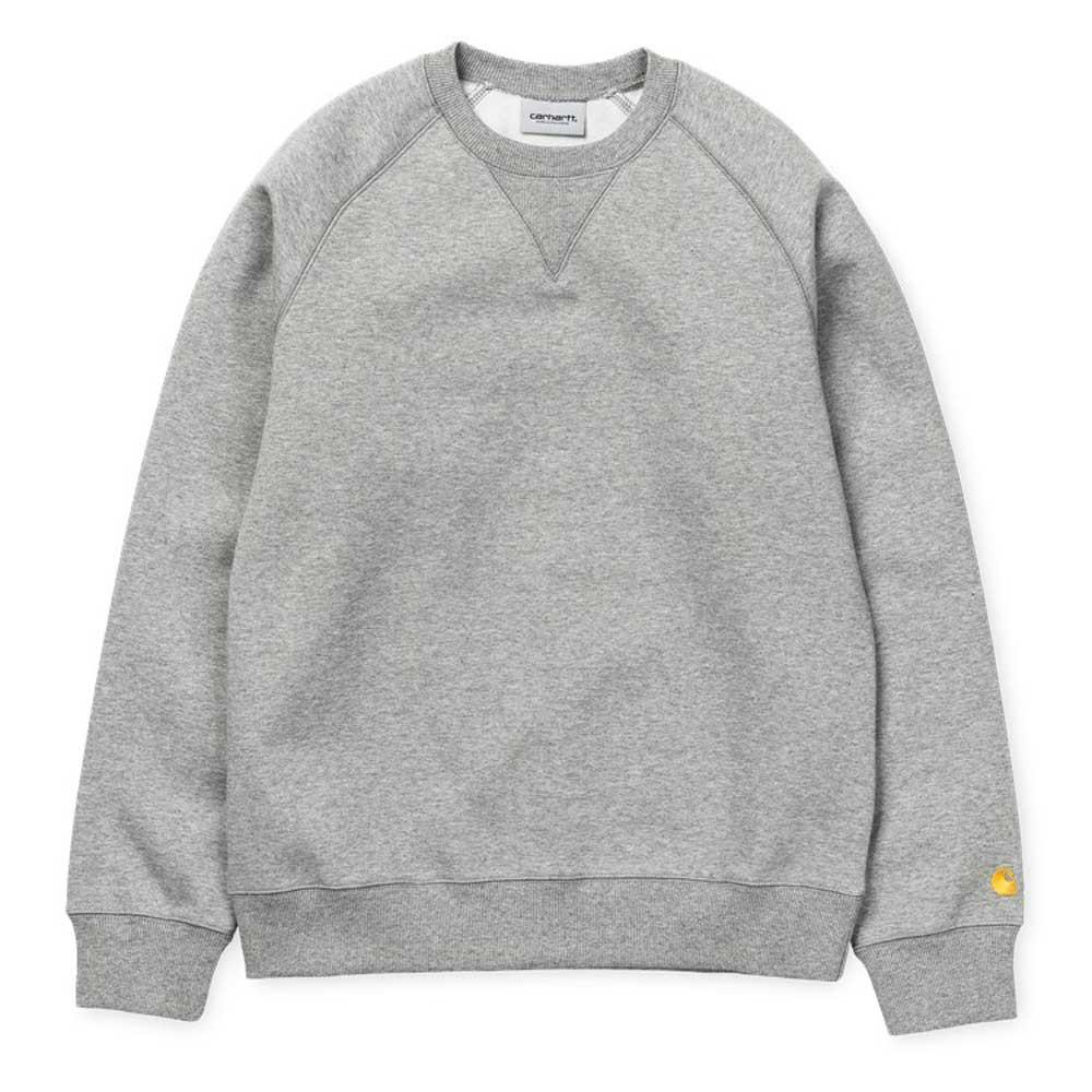 Carhartt WIP Chase Sweatshirt Jumper - Grey Heather - so-ldn