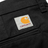 Carhartt WIP Sid Pant Chinos - Black Rinsed - so-ldn