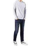 DIESEL Belther 0814W Slim Tapered Fit Stretch Jeans - Blue - so-ldn