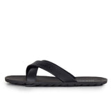 Diesel Plaja Wash Black Strap Plastic Sandals - so-ldn