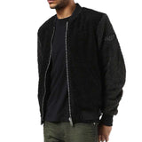 Diesel W-Bluefur Reversible Bomber Jacket - Black - so-ldn