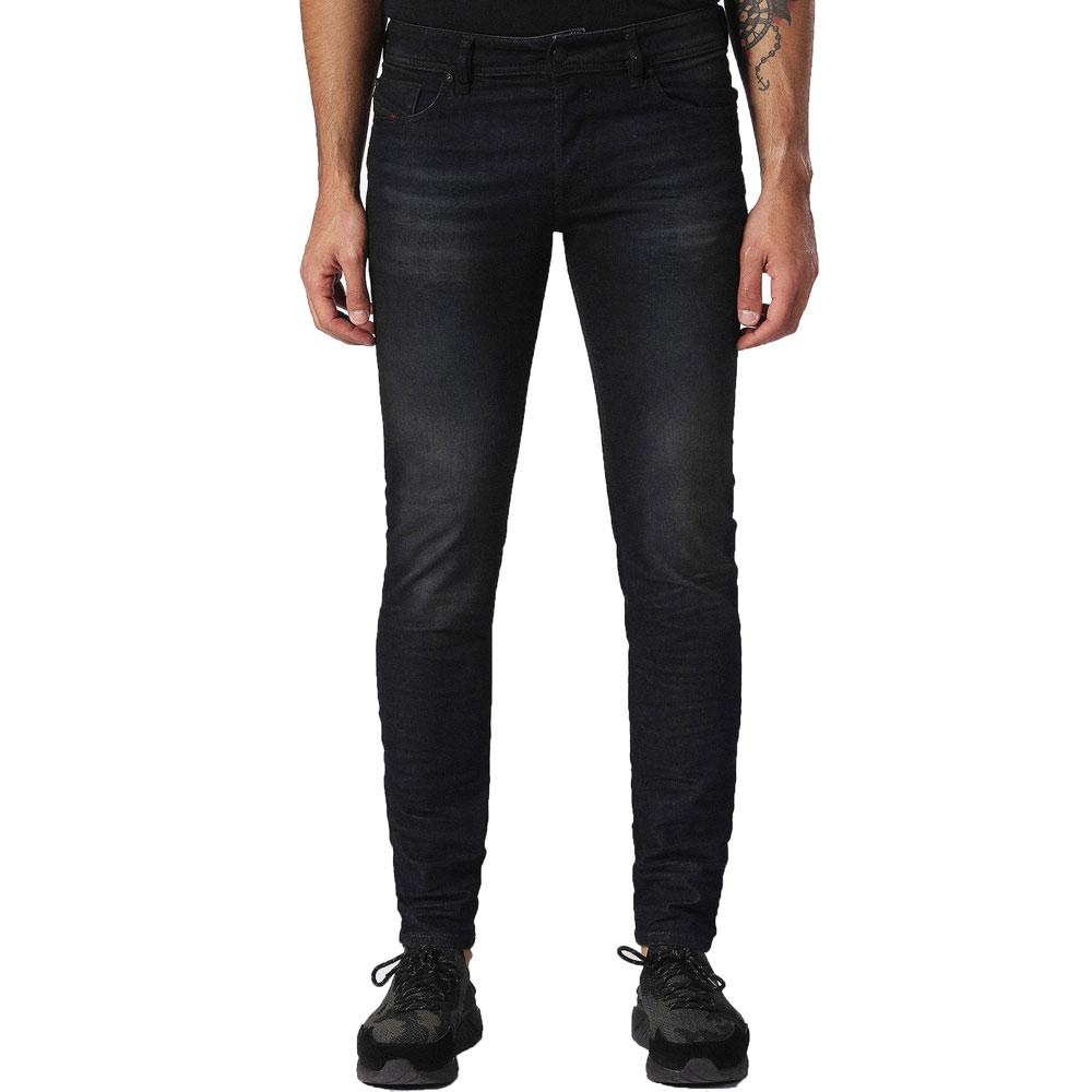 Diesel Sleenker 0842Q Skinny Stretch Jeans - Blue - so-ldn