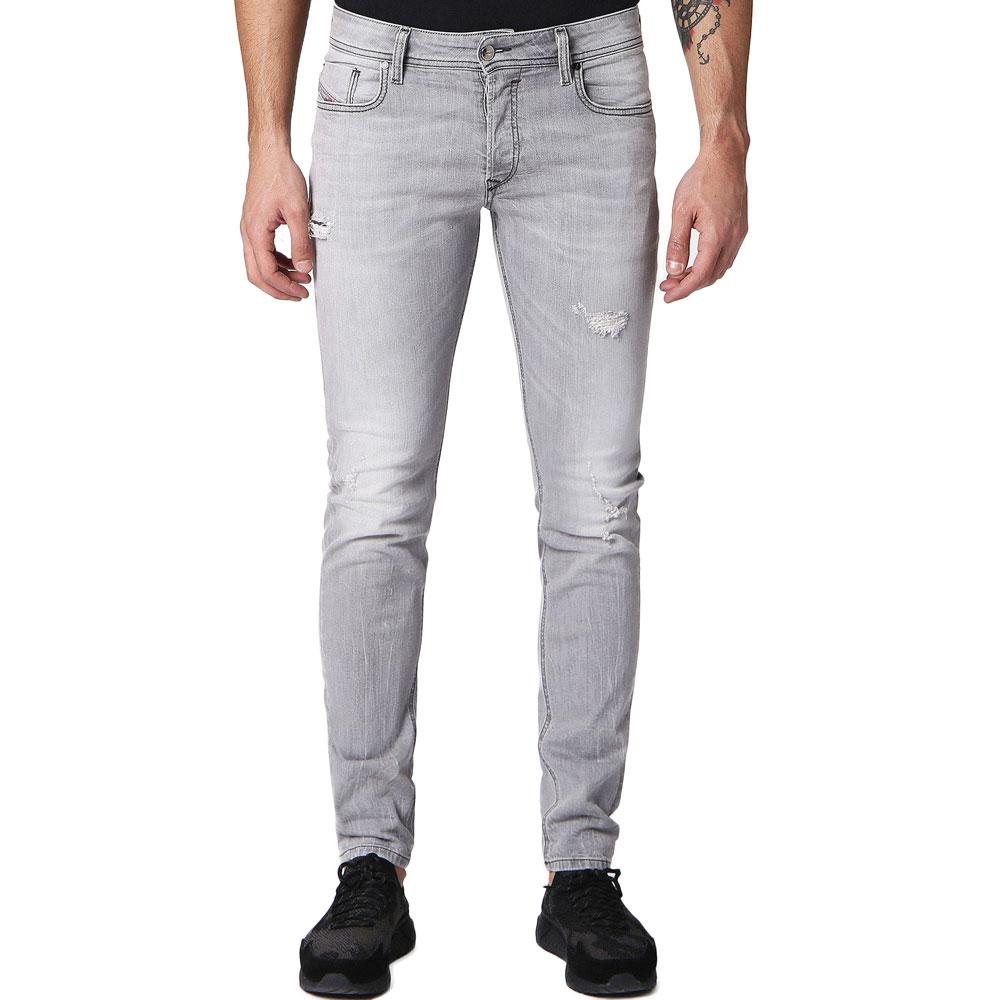 Diesel Sleenker 084RZ Skinny Jeans - Grey - so-ldn