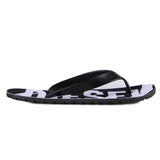 Diesel Splish Flip Flops Sandals - Black / White - so-ldn