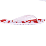 Diesel Splish Flip Flops Sandals - Red / White - so-ldn