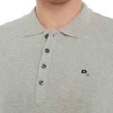 Diesel T-Heal Slim Fit Polo Shirt -  Grey - so-ldn