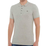 Diesel T-Heal Slim Fit Polo Shirt -  Grey - so-ldn