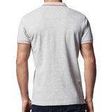 Diesel T-Skin Pique Tipped Polo Shirt - Grey - so-ldn