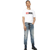 Diesel T-Just-Division industry logo T-shirt - White - so-ldn