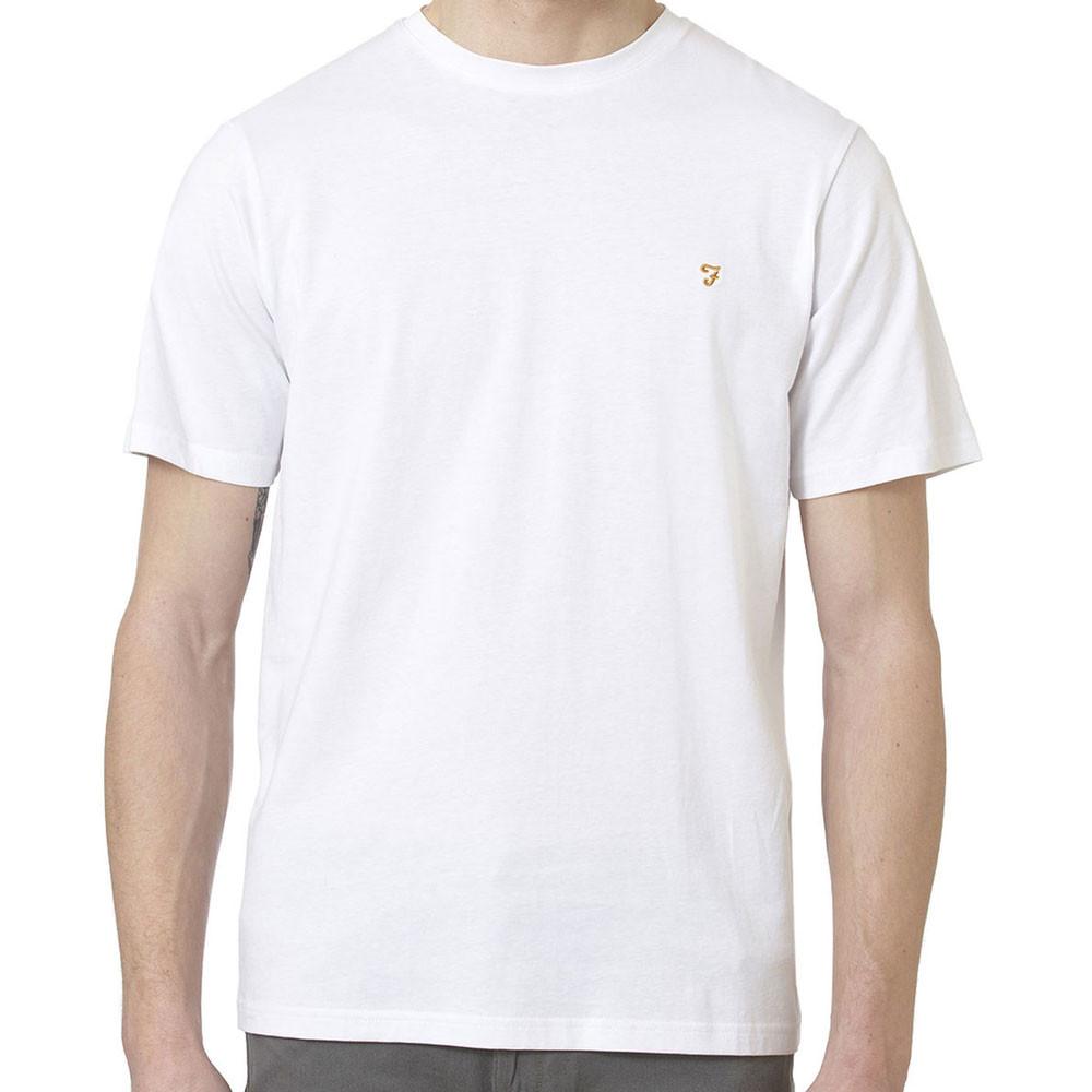 Farah Denny Crew Neck T-Shirt - White - so-ldn