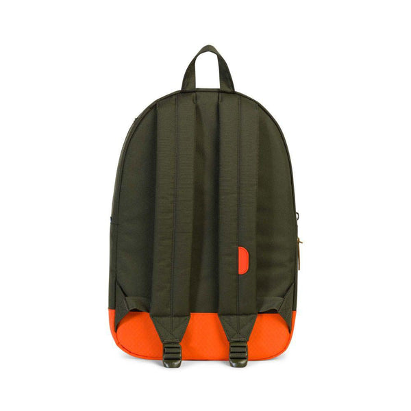 herschel backpack green and orange Herschel Supply co. Settlement Backpack Green / Orange 10005-01574