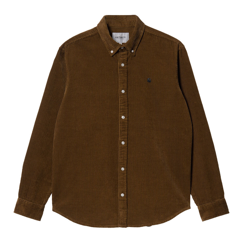 Carhartt WIP Madison Cord Shirt - Tawny / Black