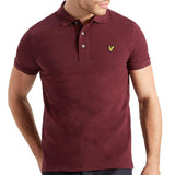 Lyle & Scott Polo Shirt  - Burgundy Claret Marl - so-ldn