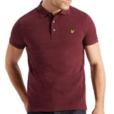 Lyle & Scott Polo Shirt - Burgundy Claret Marl - so-ldn