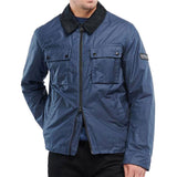 Barbour International Mens Summer Baffins Wax Jacket - Navy