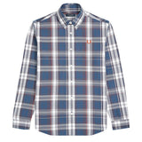 Fred Perry Authentic Midnight Blue Twill Check Shirt - M7567