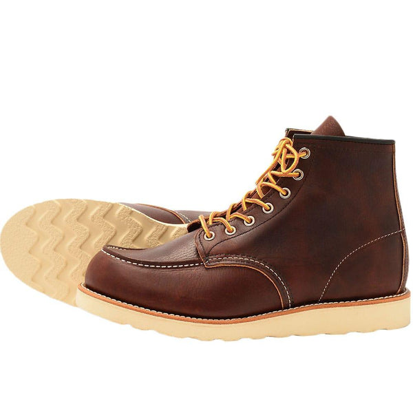 Red Wing 8138 Heritage Work Moc Toe Boot -Brown - so-ldn