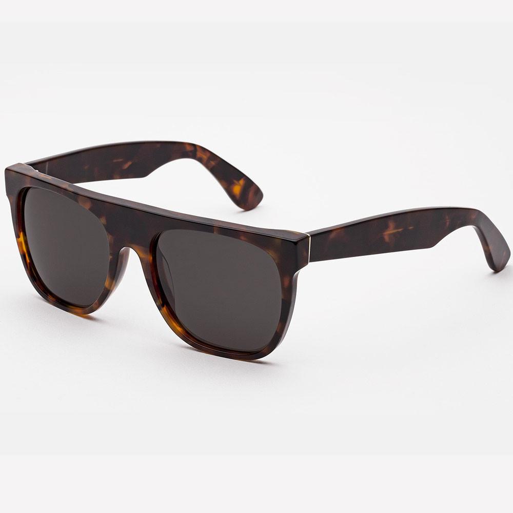 Super By RetroSuperFuture Flat Top Havana Brown Sunglasses - so-ldn