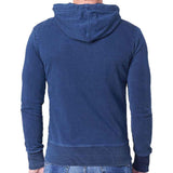 Superdry Orange Label Lite Zip Up Hoodie - Light Marine Indigo - so-ldn