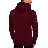 Superdry Mens High Flyer Reworked Hoodie - Rich Burgundy - so-ldn