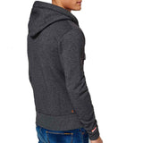 Superdry Orange Label Ziphood - Low Light Black Grit - so-ldn