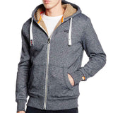 Superdry Orange Label Heavy Winter Zip Up Hoodie - Navy Mega Grit - so-ldn