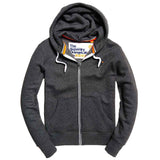 Superdry Orange Label Ziphood - Low Light Black Grit - so-ldn