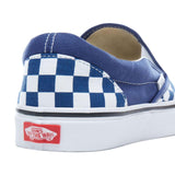 Vans Classic Slip On Checkerboard Embossed - Blue - so-ldn