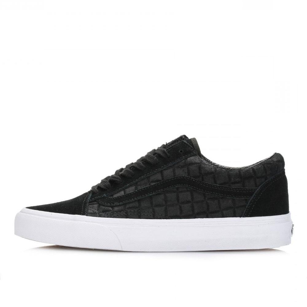 Vans Mens Old Skool Trainers - Black Suede Checkers - so-ldn