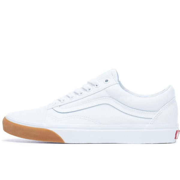 Vans Old Skool Gum Bumper Trainers - White - so-ldn