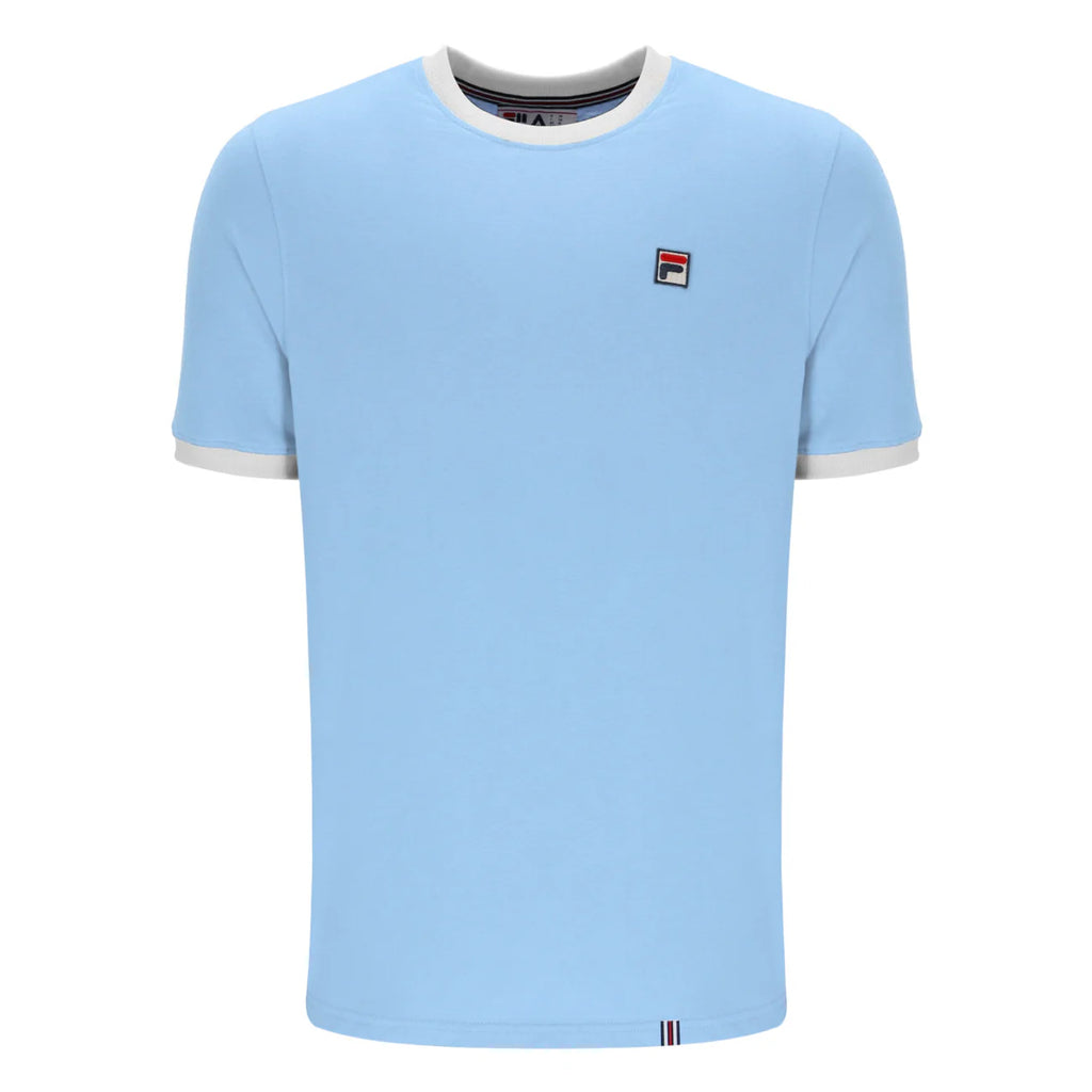 FILA Vintage Marconi Ringer T-Shirt - Frozen Fjord / White