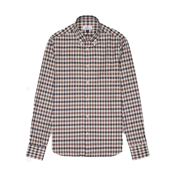 Aquascutum Active Iconic Club Check Shirt Club Check - Beige