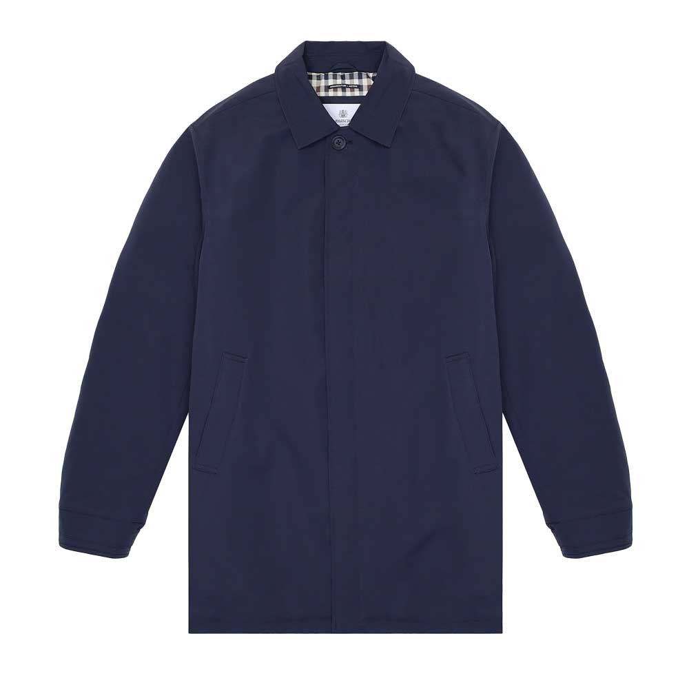 Aquascutum Shell Active Mid Trench Coat - Navy