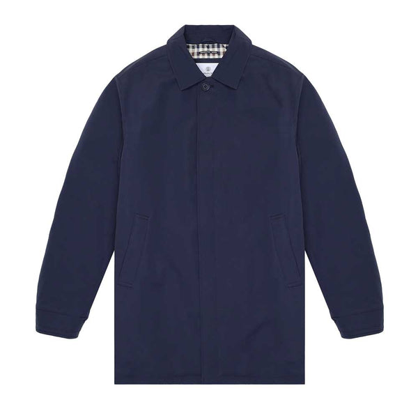 Aquascutum Shell Active Mid Trench Coat - Navy