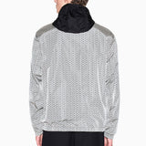 Armani Exchange Reversible AX Monogram Logo/Black Windbreaker Jacket XM001830 AF18579 M0245M