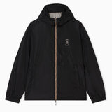 Armani Exchange Reversible AX Monogram Logo/Black Windbreaker Jacket XM001830 AF18579 M0245M