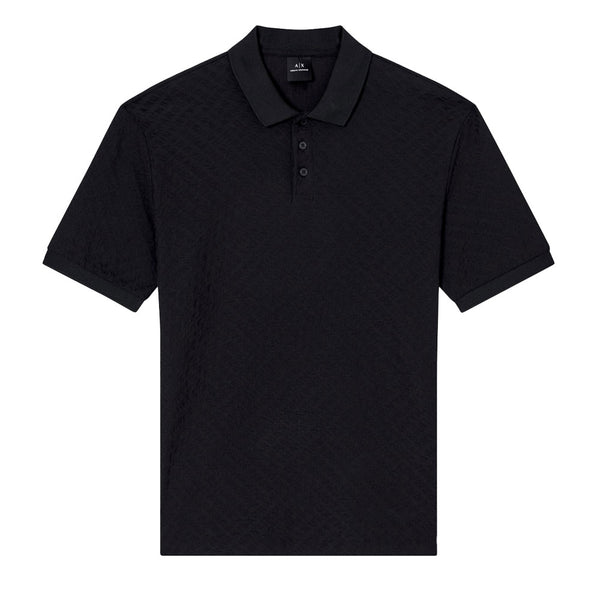 Armani Exchange All over Print XM001882 Polo shirt - Black
