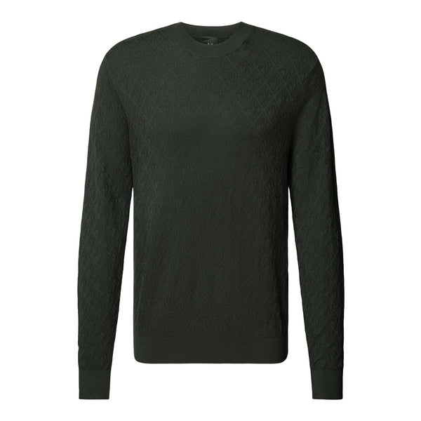 Armani Exchange Crew Neck All over print Knit - Jet Olive XM000176 AF104540