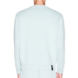 Armani Exchange Logo Crewneck Sweatshirt XM000982 - Aqua Green