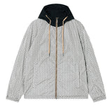 Armani Exchange Reversible AX Monogram Logo/Black Windbreaker Jacket XM001830 AF18579 M0245M